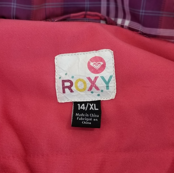 Girls 14 or XL Roxy snow jacket - Picture 3 of 8